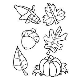 Dibujo para colorear: Otoño (Naturaleza y Estaciones) #164372 - Dibujos para Colorear e Imprimir Gratis