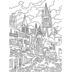 Dibujo para colorear: Paisaje (Naturaleza y Estaciones) #193976 - Dibujos para Colorear e Imprimir Gratis