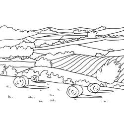 Dibujo para colorear: Paisaje (Naturaleza y Estaciones) #193984 - Dibujos para Colorear e Imprimir Gratis