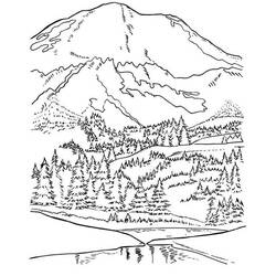 Dibujo para colorear: Paisaje (Naturaleza y Estaciones) #193989 - Dibujos para Colorear e Imprimir Gratis