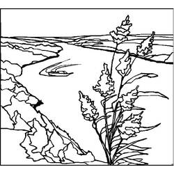 Dibujo para colorear: Paisaje (Naturaleza y Estaciones) #194000 - Dibujos para Colorear e Imprimir Gratis