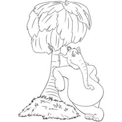 Dibujo para colorear: Palmera (Naturaleza y Estaciones) #161151 - Dibujos para Colorear e Imprimir Gratis