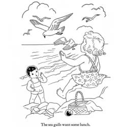 Dibujo Playa (Naturaleza y Estaciones) #159063 para imprimir y colorear