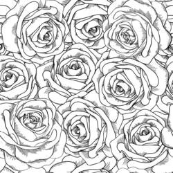 Dibujo para colorear: Ramo de Flores (Naturaleza y Estaciones) #160744 - Dibujos para Colorear e Imprimir Gratis