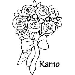 Dibujo para colorear: Ramo de Flores (Naturaleza y Estaciones) #160765 - Dibujos para Colorear e Imprimir Gratis