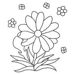 Dibujo para colorear: Ramo de Flores (Naturaleza y Estaciones) #160842 - Dibujos para Colorear e Imprimir Gratis