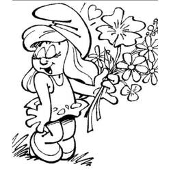 Dibujo para colorear: Ramo de Flores (Naturaleza y Estaciones) #160867 - Dibujos para Colorear e Imprimir Gratis