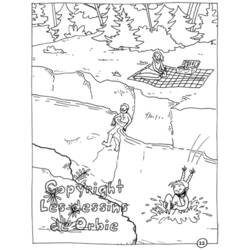 Dibujo para colorear: Río (Naturaleza y Estaciones) #159401 - Dibujos para Colorear e Imprimir Gratis