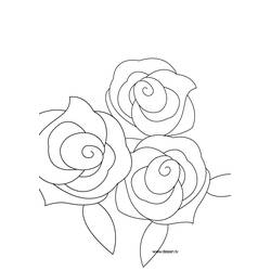 Dibujo Rosas (Naturaleza y Estaciones) #161958 para imprimir y colorear