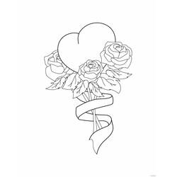 Dibujo Rosas (Naturaleza y Estaciones) #176456 para imprimir y colorear