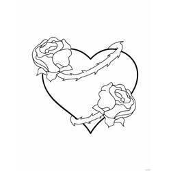 Dibujo Rosas (Naturaleza y Estaciones) #176470 para imprimir y colorear