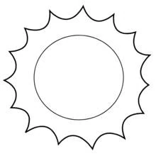 Dibujos para colorear: Sol - Dibujos para Colorear e Imprimir Gratis