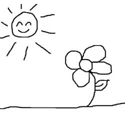 Dibujo Sol (Naturaleza y Estaciones) #158018 para imprimir y colorear