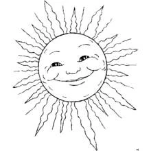 Dibujo Sol (Naturaleza y Estaciones) #158031 para imprimir y colorear