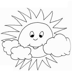 Dibujo Sol (Naturaleza y Estaciones) #172447 para imprimir y colorear