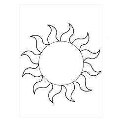 Dibujo Sol (Naturaleza y Estaciones) #172460 para imprimir y colorear
