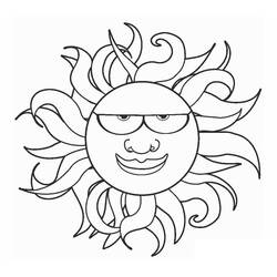 Dibujo Sol (Naturaleza y Estaciones) #172462 para imprimir y colorear