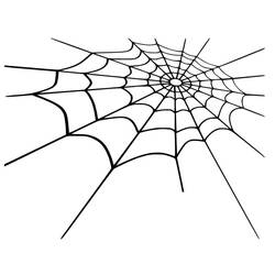 Dibujo para colorear: Telaraña (Naturaleza y Estaciones) #204187 - Dibujos para Colorear e Imprimir Gratis