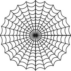 Dibujo para colorear: Telaraña (Naturaleza y Estaciones) #204190 - Dibujos para Colorear e Imprimir Gratis