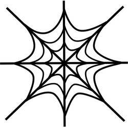 Dibujo para colorear: Telaraña (Naturaleza y Estaciones) #204214 - Dibujos para Colorear e Imprimir Gratis