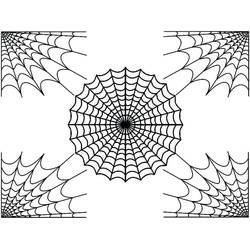Dibujo para colorear: Telaraña (Naturaleza y Estaciones) #204216 - Dibujos para Colorear e Imprimir Gratis