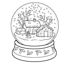 Dibujos para colorear: Temporada de Invierno - Dibujos para Colorear e Imprimir Gratis