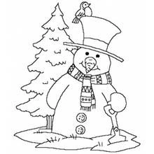 Dibujo para colorear: Temporada de Invierno (Naturaleza y Estaciones) #164400 - Dibujos para Colorear e Imprimir Gratis