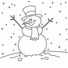 Dibujo para colorear: Temporada de Invierno (Naturaleza y Estaciones) #164403 - Dibujos para Colorear e Imprimir Gratis