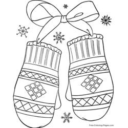 Dibujo para colorear: Temporada de Invierno (Naturaleza y Estaciones) #164404 - Dibujos para Colorear e Imprimir Gratis