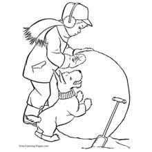 Dibujo Temporada de Invierno (Naturaleza y Estaciones) #164463 para imprimir y colorear