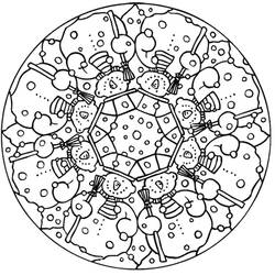 Dibujo para colorear: Temporada de Invierno (Naturaleza y Estaciones) #164491 - Dibujos para Colorear e Imprimir Gratis