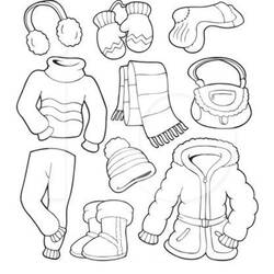 Dibujo para colorear: Temporada de Invierno (Naturaleza y Estaciones) #164493 - Dibujos para Colorear e Imprimir Gratis