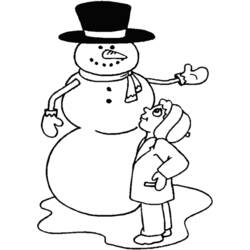 Dibujo Temporada de Invierno (Naturaleza y Estaciones) #164514 para imprimir y colorear