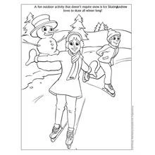 Dibujo Temporada de Invierno (Naturaleza y Estaciones) #164517 para imprimir y colorear