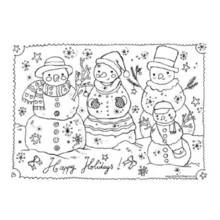 Dibujo Temporada de Invierno (Naturaleza y Estaciones) #164529 para imprimir y colorear