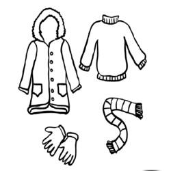 Dibujo para colorear: Temporada de Invierno (Naturaleza y Estaciones) #164554 - Dibujos para Colorear e Imprimir Gratis