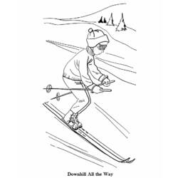 Dibujo Temporada de Invierno (Naturaleza y Estaciones) #164649 para imprimir y colorear