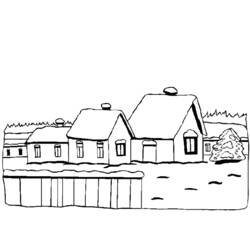 Dibujo Temporada de Invierno (Naturaleza y Estaciones) #164689 para imprimir y colorear