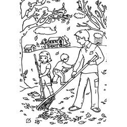 Dibujo para colorear: Temporada de Otoño (Naturaleza y Estaciones) #176724 - Dibujos para Colorear e Imprimir Gratis