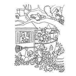 Dibujo para colorear: Temporada de Otoño (Naturaleza y Estaciones) #176725 - Dibujos para Colorear e Imprimir Gratis