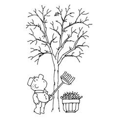 Dibujo para colorear: Temporada de Otoño (Naturaleza y Estaciones) #176736 - Dibujos para Colorear e Imprimir Gratis