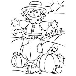 Dibujo para colorear: Temporada de Otoño (Naturaleza y Estaciones) #176740 - Dibujos para Colorear e Imprimir Gratis