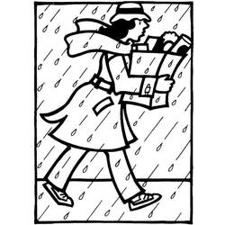Dibujo para colorear: Temporada de Otoño (Naturaleza y Estaciones) #176744 - Dibujos para Colorear e Imprimir Gratis
