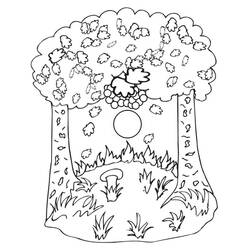 Dibujo para colorear: Temporada de Otoño (Naturaleza y Estaciones) #176746 - Dibujos para Colorear e Imprimir Gratis