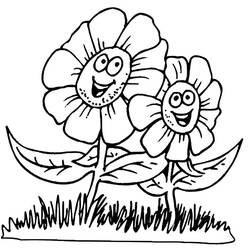 Dibujo para colorear: Temporada de Primavera (Naturaleza y Estaciones) #164750 - Dibujos para Colorear e Imprimir Gratis