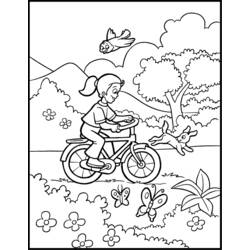 Dibujo para colorear: Temporada de Primavera (Naturaleza y Estaciones) #164760 - Dibujos para Colorear e Imprimir Gratis