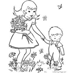 Dibujo para colorear: Temporada de Primavera (Naturaleza y Estaciones) #164772 - Dibujos para Colorear e Imprimir Gratis