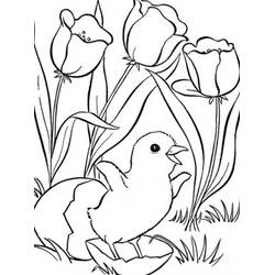 Dibujo para colorear: Temporada de Primavera (Naturaleza y Estaciones) #164796 - Dibujos para Colorear e Imprimir Gratis