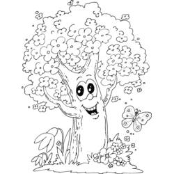 Dibujo para colorear: Temporada de Primavera (Naturaleza y Estaciones) #164831 - Dibujos para Colorear e Imprimir Gratis