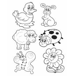 Dibujo para colorear: Temporada de Primavera (Naturaleza y Estaciones) #164850 - Dibujos para Colorear e Imprimir Gratis